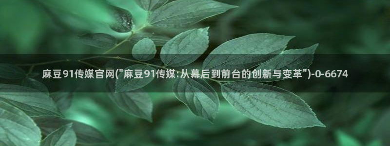 麻豆传媒UC官网：麻豆91传媒官网(\